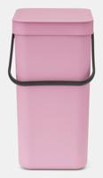 Brabantia Sort & Go afvalemmer 12 liter Lilac Pink - thumbnail