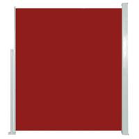 VidaXL Windscherm uittrekbaar 160x500 cm rood - thumbnail