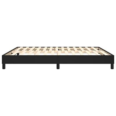 Bedframe kunstleer zwart 180x200 cm