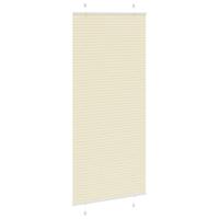 Pliss rolgordijn 90x200 cm stofbreedte 89,4 cm polyester crme - thumbnail