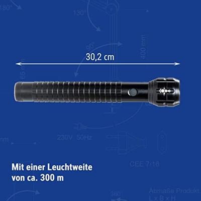 Zaklamp maul kronos xl led 28.7cm lichtbereik 295m Zaklamp maul kronos xl led 28.7cm lichtbereik 295m