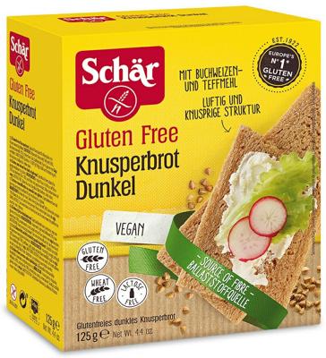 Schar Knapperige Crackers Donker Glutenvrij