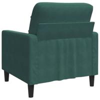 Fauteuil 60 cm fluweel donkergroen - thumbnail