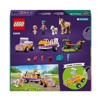LEGO friends 42634 paard en pony aanhangwagen - thumbnail