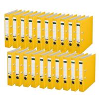 Ordner Leitz 1015 180° 50mm PP A4 geel | 20 stuks - thumbnail