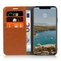 Casecentive Leren Wallet case Luxe iPhone 11 Pro Max tan - thumbnail