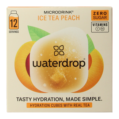 Waterdrop Microdrink ice tea peach bruistabletten 12 Stuks