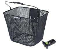 Basil Fietsmand bilbao kf bevestiging inclusief stuurpenhouder 26 x 22 x 27 cm - zwart - thumbnail