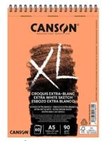 Canson schetsboek XL Extra White, 90 g/m², ft A4, 120 vel - thumbnail