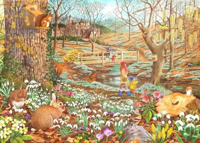 Snowdrop Walk Puzzel 500 XL stukjes Snowdrop Walk Puzzel 500 XL stukjes