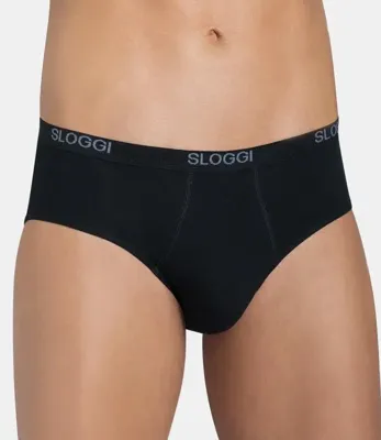 2-pak Basic Midi heren slips - Heup slips mannen - Katoenen onderbroek - heren ondergoed