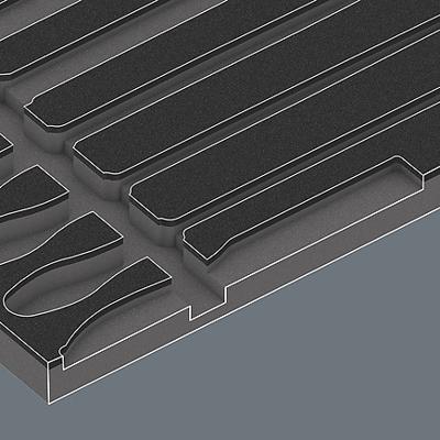 Wera 05137383001 Plukschuiminlegstuk 1 stuks (l x b x h) 344 x 392 x 30 mm Wera 05137383001 Plukschuiminlegstuk 1 stuks (l x b x h) 344 x 392 x 30 mm