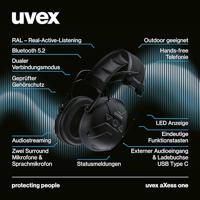 uvex aXess one 2640001 Oorkap 31 dB 1 stuk(s) - thumbnail