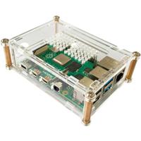 Joy-it rb-casep4+01 SBC-behuizing Geschikt voor serie: Raspberry Pi® Transparant - thumbnail
