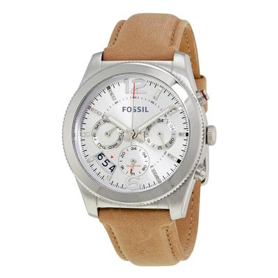 Horlogeband Fossil ES4080 Leder Bruin 20mm