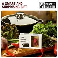 Monkey Business Lid Sid - set van 2 stuks rood + wit - thumbnail