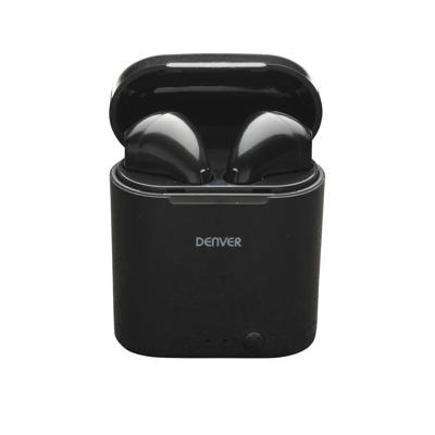 Denver TWE-36 In Ear oordopjes Bluetooth Stereo Zwart Oplaadbox