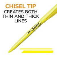 Bic markeerstift Highlighter Grip, roze, doos met 12 stuks - thumbnail