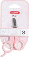 Zolux anah nagelschaar roze / wit - thumbnail