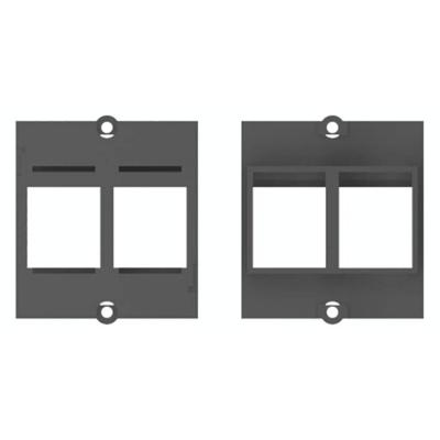 BACHMANN maatwerk module frame 2x Keystone, zwart
