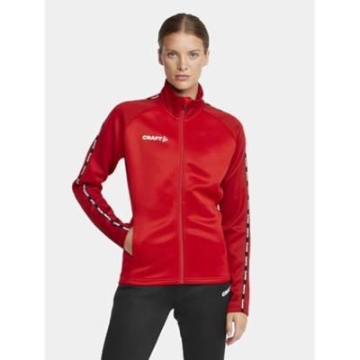 Craft 1912729 Squad 2.0 Full Zip W - Bright Red/Express - L