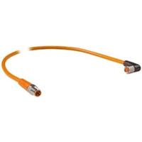 ifm Electronic EVT156 Verbindingskabel Aantal polen (sensoren): 3, 3 Stekker, recht, Bus, haaks 1 m 1 stuk(s) - thumbnail