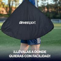 Voetbaldoel Devessport 120 x 90 x 90 cm Zwart - thumbnail