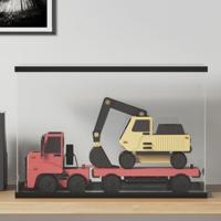 VidaXL Displaybox transparant 56x36x37 cm acryl - thumbnail