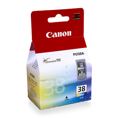 Canon inktcartridge CL-38, 207 pagina's, OEM 2146B001, 3 kleuren