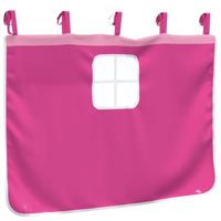 Gordijnen voor hoogslaper met tunnel polyester roze - thumbnail