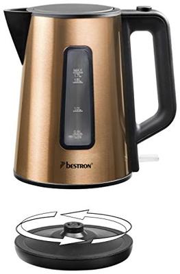 Bestron AWK1000CO Waterkoker 1.7L 2200W Koper/Zwart