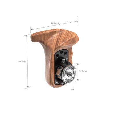 SmallRig 1891 Left Side Wooden Grip with Arri Rosette