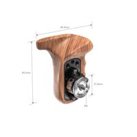 SmallRig 1891 Left Side Wooden Grip with Arri Rosette - thumbnail