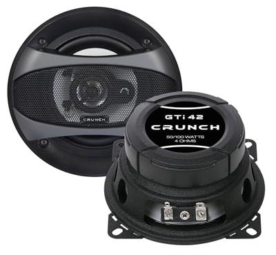 Crunch GTI-42 3-weg triaxiale inbouwluidspreker 100 W Inhoud: 1 paar