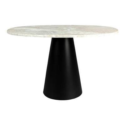 Dutchbone Ovale Bijzettafel 'Jared' Marmer, 70 x 35cm Dutchbone Ovale Bijzettafel 'Jared' Marmer, 70 x 35cm