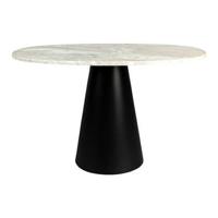 Dutchbone Ovale Bijzettafel 'Jared' Marmer, 70 x 35cm - thumbnail