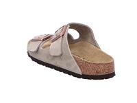 BIRKENSTOCK - Arizona slippers taupe Suede Unisex - thumbnail