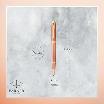 Parker IM Rituals roller, oranje GT, fijn, giftbox