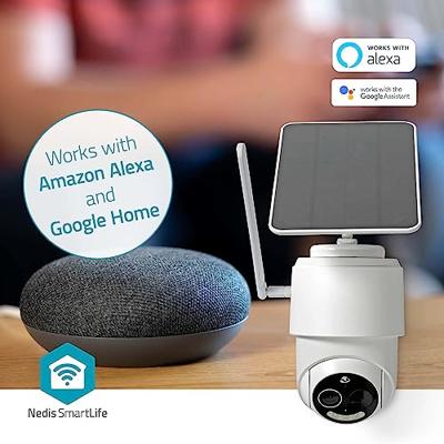 SmartLife Camera voor Buiten | 4G | Full HD 1080p | Kiep en kantel | IP65 | Cloud Opslag (optioneel) / microSD (niet inbegrepen) | 5 V DC | Met bewegingssensor | Nachtzicht | Wit