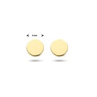 TFT Oorknoppen Rond Geelgoud Glanzend 3.5 mm x 3.5 mm - thumbnail