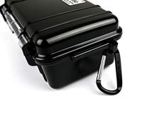 Peli 1050 Micro Case Voor Het Beschermen Van Kleine Spullen En Elektronica - Sd-Kaarten, Pda, Gps, Digitale Camera - Tegen Stoten, Ip67 Waterdicht, Capaciteit: 1L, Gemaakt In De Vs, Kleur: Zwart - thumbnail