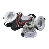 Set 6 x 4 Watt dimbare led inbouwspots Wit - 2700K - thumbnail