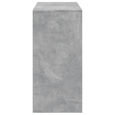 Bartafel 102x50x103,5 cm bewerkt hout betongrijs Bartafel 102x50x103,5 cm bewerkt hout betongrijs