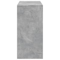Bartafel 102x50x103,5 cm bewerkt hout betongrijs - thumbnail
