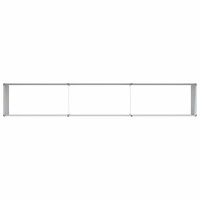 VidaXL Verhoogde plantenbak 290 x 50 x 68 cm gegalvaniseerd staal