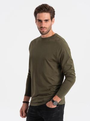 Ombre - Jidney - Longsleeve Heren - Olijf - Groen