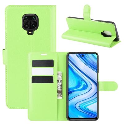 Voor Xiaomi Redmi Note 9 Pro/Note 9S/Note 9Pro Max Litchi Texture Horizontal Flip Protective Case with Holder & Card Slots & Wallet(Green)