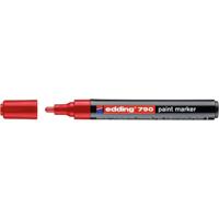 Paintmarker edding 790 alcoholbasis 2-3mm rood | 10 stuks - thumbnail