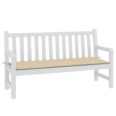 VidaXL Tuinbankkussen 150x50x2 cm oxford stof beige VidaXL Tuinbankkussen 150x50x2 cm oxford stof beige