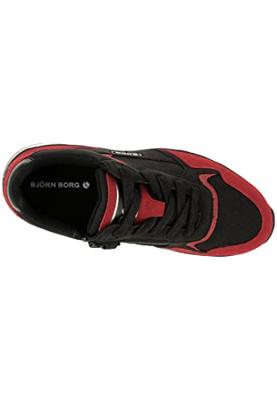 Björn Borg Sneakers X500 PRF BLK 0950 Zwart / Rood-31 maat 31